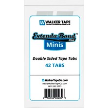 Walker Tape Extenda Bond Plus Mini's Protez Saç Bandı Delikli "c" (1.80 cm x 3.80 cm) 42 Adet