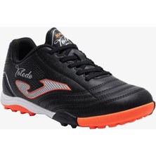 Joma Toledo Jr 2401 Negro Turf Çocuk Siyah Krampon (Halı Saha) TOJS2401TF