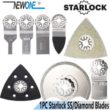 Mingjin Shop 1 Ss 10X40MM Tarzı Newone Starlock Paslanmaz Steeldiamond Testere Bıçakları Elektrikli Güç Salınımlı Aletler Çok Amaçlı Renovator Giyotin Bıçaklarına Uygundur (Yurt Dışından)