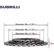 Mingjin Shop 1 40MM Tarzı M14 Dişi Subrıllı Elmas Oyma Taşlama Testere Bıçağı mm Gravür Kesme Diski Mermer Beton Granit Taş Kiremit M14 (Yurt Dışından)