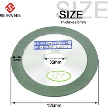 Mingjin Shop 1 NO.320 Tarzı 125X25X15MM Elmas Taşlama Tekerleği Fincan Taşlama Daire Tungsten Çelik Freze Kesici Takım Kalemtıraş Öğütücü 1 Adet Grit (Yurt Dışından)