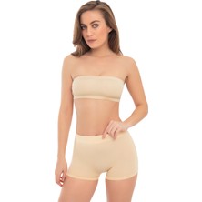 COTTONHILL Cottonhill Premium - Kadın Ten Ultra-Rahat Seamless Boxer