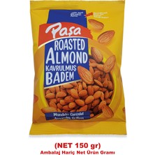 Paşa Kuruyemiş Kavrulmuş Badem 150 gr x 4 Adet (TOPLAM 600 gr)