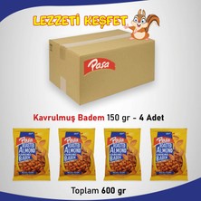 Paşa Kuruyemiş Kavrulmuş Badem 150 gr x 4 Adet (TOPLAM 600 gr)