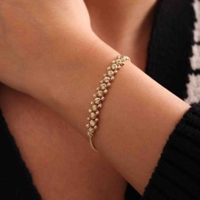 Sembol Gold Altın Dorika Bileklik El Yapımı 14K