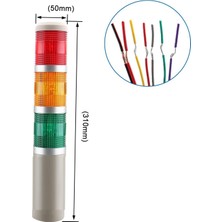 Momentum D50 Işıklı Kolon 230VAC Sabit Kırmızı Yeşil Sarı MST-51053