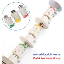 Momentum D50 Işıklı Kolon 230VAC Sabit Kırmızı Yeşil Sarı MST-51053