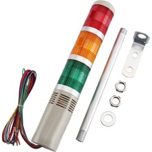 Momentum D50 Işıklı Kolon 24VDC LED Sabit Buzzer Kırmızı Yeşil Sarı MST-53173