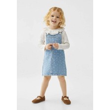 Tude Kids Yeni Sezon Kız Çocuk Kot Denim Jile/elbise