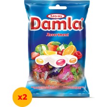 Tayaş  Damla Karışık Meyveli Yumuşak Şeker 500 G x2