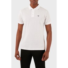Emporio Armani Logolu Pamuklu Regular Fit Polo Yaka T Shirt Erkek Polo Yaka T Shirt 8N1FQ2 1jtkz 0100