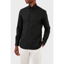 Emporio Armani Pamuklu Regular Fit Poplin Gömlek Erkek Gömlek 3D1C86 1K2NZ 0999