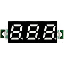 TLS Robotik 0.28 inch 3.5-30V İki Kablolu DC Kırmızı Voltmetre