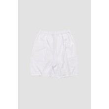 Ceylanoğlu 6'lı Kız Çocuk Sade Paçalı KÜLOT-341 Beyaz