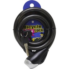 T. Concept Dayanıklı Güçlendirilmiş Çelik Halat Anahtarlı Bisiklet Kilidi 150 cm