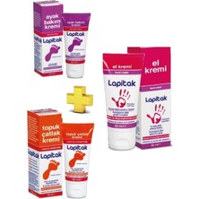 Lapitak Ayak Bakım Kremi 60 Ml Topuk Çatlak Kremi 60 Ml El Kremi 60 Ml