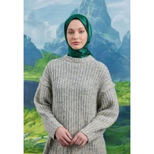 Emproyal Jakar Janjan Şal Dalga Desen - Zümrüt