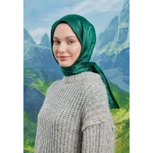 Emproyal Jakar Janjan Şal Dalga Desen - Zümrüt
