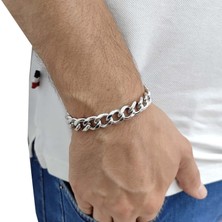 Chavin Gri 11 Mm. Çelik Erkek Bileklik EU94BY-11