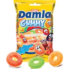 Tayaş Damla Gummy Ring Sour Gummy & Foam 1 Kg Jel Şeker