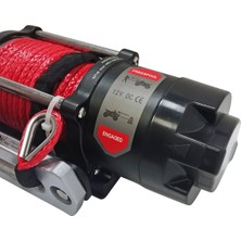 Power Winch 6000 Lb Sentetik Halatlı Off-Road 4x4 Elektrikli Vinç 12V