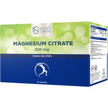 Nature's Supreme Magnesium Citrate + Vitamin B6 (P5P) 30 Saşe