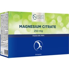 Nature's Supreme Magnesium Citrate + Vitamin B6 (P5P) 30 Saşe