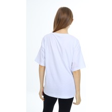 Angelos Girls Kız Çocuk Tasarım Yazı Desenli T-Shirt 9-14 Yaş LX038