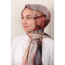 Eşarppark Soft Touch Şal 2775-7 Koyu Taba