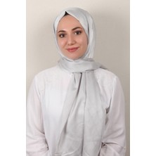 Eşarppark Armine Jakar Ipeksi Şal 3106-10 Gümüş