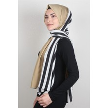 Cardion Medine Desenli Şal 1803-7 Latte