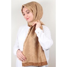 Piramit Ipeksi Monogram Şal 2753-14 Karamel