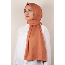 Eşarppark Jakarlı Ipeksi Şal 8084-6 Orenge