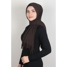 Eşarppark Pamuklu Hazır Şal 1589- 54 Kahve
