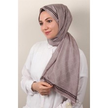 Eşarppark Fashion Ipeksi Şal 2882-3 Küllü Kahve