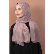 Piramit Prenses Stor Şal 4297-13 Gül Kurusu