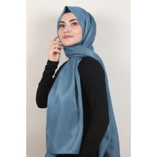 Piramit Elizya Simli Şal 4000-63  Turkuaz