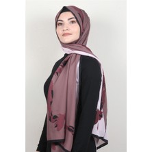 Cardion Medine Desenli Şal 2420-4 Gül Kurusu