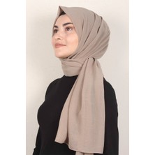 Eşarppark Mistral Kraş Krep Şal 2720-5 Sütlü Kahve