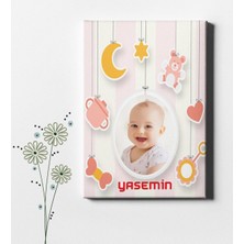 BK Kişiye Özel Bebek Fotoğraflı Kanvas Tablo (50 x 70 Cm.) 1
