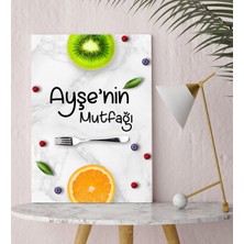 BK Kişiye Özel Mutfak Konseptli Kanvas Tablo 30X50CM-10