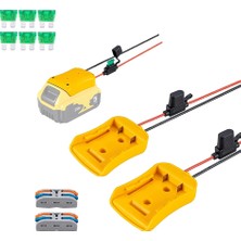 Archive Sigorta ve Tel Terminalleri ile 20V Pil Için 2 Paket Güç Tekerleği Adaptörü, Lityum Pil, Rc Araba Için Güç Konektörü (Yurt Dışından)