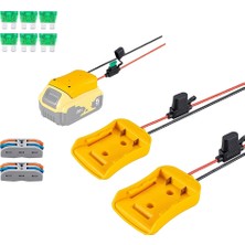 Archive Sigorta ve Tel Terminalleri ile 20V Pil Için 2 Paket Güç Tekerleği Adaptörü, Lityum Pil, Rc Araba Için Güç Konektörü (Yurt Dışından)