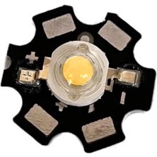 Dora Led 1W Gün Işığı 3000K Pcb Li Power LED 20MM  350MA 3,2 Volt(3 Adet)