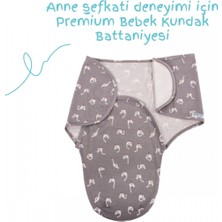 Sevi Bebe Interlok Bebe Kundak ART-118 Kuğu Desen