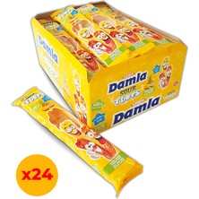 Tayaş Damla Sour Tubes Licorice Tropikalli Jel Şeker Poşet 30 gr x 24 Adet Kutulu