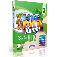 Yanıt Yayınları  3. Sınıf 3'den 4'e Geçenlere Yaz Tatil Kamp Kitabı