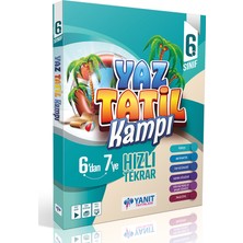 Yanıt Yayınları  6. Sınıf 6'den 7'ye Geçenlere Yaz Tatil Kamp Kitabı