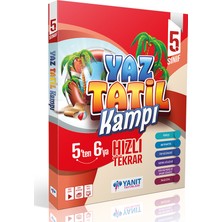 Yanıt Yayınları  5. Sınıf 5'den 6'ya Geçenlere Yaz Tatil Kamp Kitabı