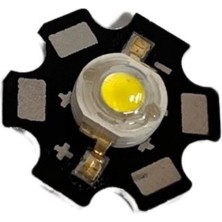 Dora Led 1W Beyaz 3000K Pcb Li Power LED 20MM  350MA 3,2 Volt(3 Adet)
